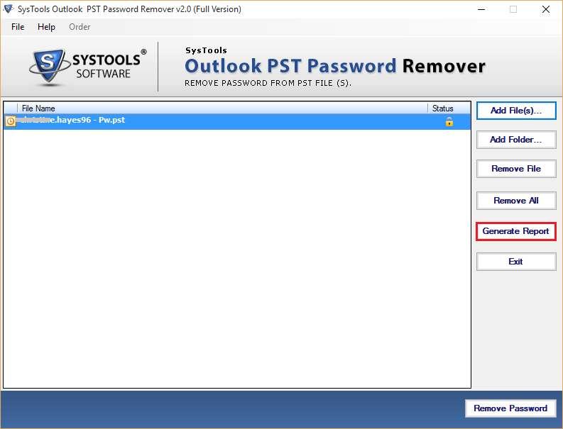 generate CSV file report